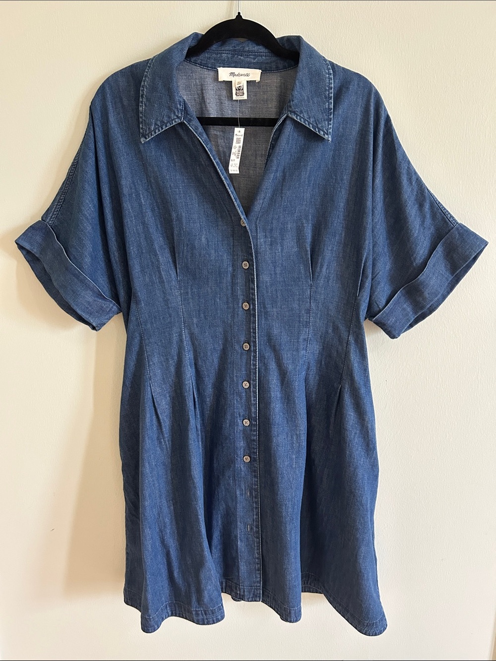 NWT Madewell Chambray Shirt Dress